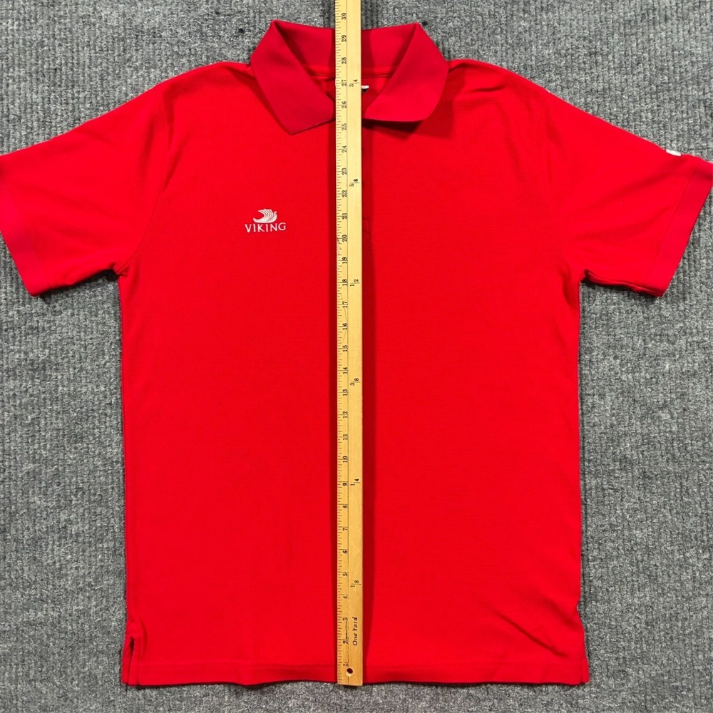 Helly Hansen Viking Polo Shirt Mens Large Red Performance Short Sleeve - Picture 5 of 8